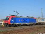 Re 482 008-0 der SBB cargo, verliehen an die DLC, am 17.10.2006 in Gau-Algesheim