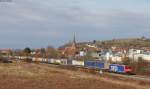 Re 482 007-2 mit dem DGS 99478 (Offenburg Gbf-Basel Bad Rbf) bei Teningen 15.1.14