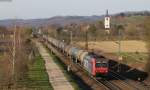 Re 482 023-9 mit einem Öler bei Denzlingen 19.3.14