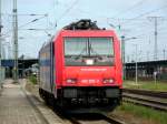Am 19.05.2014 wurde die 482 035 kurze Zeit in Stendal abgestellt.Ca. 1 Std.später fuhr sie in Richtung Magdeburg davon.