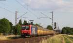 Re 482 031-2 mit einem Autozug bei Thüngersheim 18.6.14