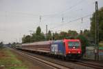 SBB Cargo/Transpetrol 482 043  am 6.10.13 mit einem Sonderzug in Düsseldorf-Angermund.