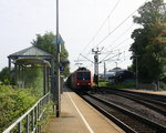 482 034-6 von SBB-Cargo kommt die Kohlscheider-Rampe hoch aus Richtung Neuss,Herzogenrath mit einem Güterzug aus Pirna(D) nach Kinkempois(B) und fährt durch Kohlscheid in Richtung Richterich,Laurensberg,Aachen-West. 
Aufgenommen vom Bahnsteig 2 in Kohlscheid. 
An einem schönem Sommermonrgen am Morgen vom 10.6.2016.