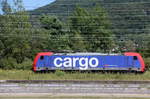 484 008-8 von SBB-Cargo steht abgestellt in Domodossola(I).