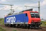 SBB Cargo 482 024 am 4.5.12 als Lz bei der Durchfahrt durch Ratingen-Lintorf.