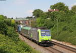 Re 485 017-8 mit dem DGS 43627 (Freiburg Gbf-Novara) bei Schallstadt 19.7.18