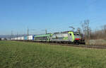 Frenkendorf - 15. Februar 2023 : Re 485 007 mit eine RoLa von Freiburg nach Novara. 

Link zum Video : https://www.youtube.com/watch?v=JPkTA-w0VRg&t=339s