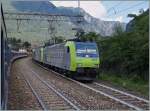 Unser IR 2824 überholt in Varzo ein RoLa mit der BLS Re 485 007-9 und einer weitren als Zuglok.
5. August 2014