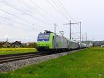 BLS - 485 015-2 mit Rolla unterwegs bei Lyssach am 30.04.2016