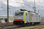 Re 486 505-1 durchfährt den Badischen Bahnhof. Die Aufnahme stammt vom 06.06.2017.