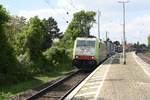 # Roisdorf 38   Die Schöne BLS 486 503 mit einem Güterzug aus Köln kommend durch Roisdorf bei Bornheim in Richtung Bonn/Koblenz.