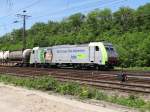 Die Re 486 506-9 (BLS-Cargo) fahrt im RBf Köln-Gremberg, 13-05-2015