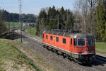 Re 620 050 - 5  SCHÖNENWERD  als Lokzug bei Mühlau unterwegs am 22.