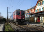 SBB - 620 087-7 vor Güterzug bei der durchfahrt in Ligerz am 26.02.2021