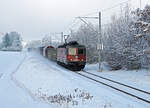 Winterimpressionen vom 29. Januar 2019 mit der Re 620 024-0  ROTHRIST 
Auf voller Fahrt bei Biberist.
Foto: Walter Ruetsch