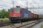 Re 620 076-0 durchfährt den Bahnhof Pratteln. Die Aufnahme stammt vom 15.07.2019.