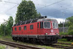Re 620 Lokomotiven mit verlängerten technischen Kontrollen in Gerlafingen gesichtet.