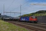 Re 620 072-9 durchfährt den Bahnhof Gelterkinden. Die Aufnahme stammt vom 25.08.2020.