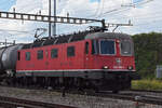 Re 620 084-4 durchfährt den Bahnhof Pratteln. Die Aufnahme stammt vom 07.07.2021.