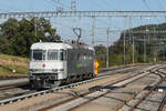 ZUCKERRÜBENKAMPAGNE 2021.
Zuckerfabrik Frauenfeld.
Am 18. und 19. Oktober 2021 verkehrten die Zuckerrübenzüge zwischen Islikon und Zweidlen mit der Railadventure/RADAVE Re 620 003, ehemals SBB Re 6/6 11603 (1972/Prototyp).
Als Lokzug auf Rangierfahrt in Zweidlen.
Foto: Walter Ruetsch