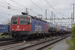 Re 620 065-3 durchfährt am 12.04.2023 den Bahnhof Pratteln.
