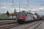 Re 620 058-8 durchfährt am 21.09.2023 den Bahnhof Rupperswil.