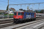Re 620 007-5 durchfährt am 30.05.2023 solo den Bahnhof Rupperswil.