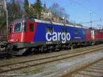 SBB Cargo Re 620 060-4 (Tavannes) abgestellt am 01.02.2003 in Schaffhausen