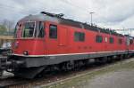 Re 6/6 11637 beim Güterbahnhof in Muttenz.