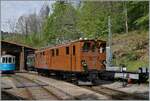 Die Bernina Bahn Ge 4/4 81 der Blonay-Chamby Bahn ist von ihrer kurzen Fahrt nach Chamby in Chaulin zurück und zeigt sich im schönsten Licht. 

5. Mai 2024 