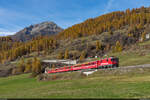 RhB Ge 4/4 II 618 / Ardez, 30. Oktober 2022<br>
RE Disentis/Mustér - Scuol-Tarasp