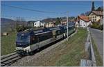Am nächsten Tag versuchte ich mein Glück von der gegenüberliegenden Seite: Die Ge 4/4 8001 mit dem MOB Panoramic Express PE 2115 von Zweisimmen nach Montreux bei Planchamp.

16. März 2020