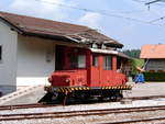 Am 26. Juli, 2005 traf ich der kleine Te 4/4 12 in Montbovon, schon mit Transports Publics Fribourgeois Akronym. 