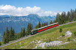 Schynige-Platte-Bahn zwischen Schynige Platte und Breitlauenen am 12.