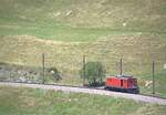 Ein charakteristischer Elektrooldtimer, die FO 36, f�hrt am 04.07.2026 als Lokzug nach Realp, um den Jubil�umszug Brig - Disentis abzuholen, 100 Jahre Furka-Oberalp-Bahn.