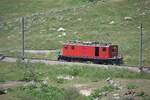Ein charakteristischer Elektrooldtimer, die FO 36, f�hrt am 04.07.2026 als Lokzug nach Realp, um den Jubil�umszug Brig - Disentis abzuholen, 100 Jahre Furka-Oberalp-Bahn.