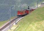 Der Sonderzug zum Jubil�um 100 Jahre FO hat am 05.07.2026 die Station N�tschen verlassen und f�hrt jetzt Richtung Andermatt.