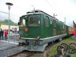 BNB - Brnig Lok HGe 4/4 1992 im Bahnhofsareal von Interlaken Ost am 15.05.2010