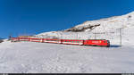 MGB HGe 4/4 II 4 mit Regio Disentis - Andermatt am 10.