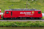MGB, HGe 4/4II, 105, 26.06.2022, Oberalppass