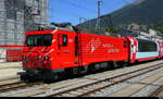 mgb - HGe 4/4 109 mit Galcier Express bei der einfahrt in den Bahnhof Brig am 24.05.2026