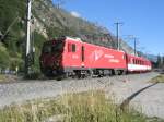 Hier eine RB nach Zermatt, kurz hinter T�sch.