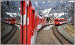 R856 kreuzt den R855 in Momp� Tujetsch.
