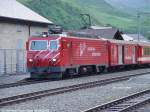 MGB HGe 4/4 II 107 am 02.06.2003 in Realp