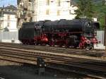 Die BR 01 1066 der Ulmereisenbahnfreunde beim Gotthard Jubilum in Erstfeld am 08.09.2007 