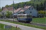 Der 100-jährige BRe 4/4 116 zum 100-jähringen Jubiläum der Solothurn-Niederbipp-Bahn in Niederbipp. April 2018.