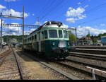 BLS - Triebwagen Be 4/4  761 unterwegs anlässlich der 150 Jahr Feier der EB zwischen Burgdorf und der BLS Werkstätte in Oberburg am 17.05.2025