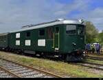 SBB - Oldtimer Bm 4/4  18451 als Rangierlok für die meisten Rangierarbeiten am Bahnfest in Etzwilen am 27.04.2025