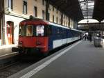 Der BDt EWII 50 85 82-33 926-5 am Schluss der Ersatz S1 17147 in Basel SBB auf Gleis 1, 28.03.2012.