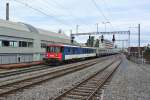 BLS BDt EWII (ex SBB) 50 63 82-33 911-3 an der Spitze des Ersatz RE 3940 bei Durchfahrt in Bern Bmpliz Nord, 12.01.2015.